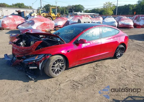 2024 Tesla Model 3 из США, поврежденный, VIN 5YJ3E1EB1RF742100